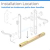 Replacement Andersen Door Handle Parts 3-3/4 Long Compatible with Andersen