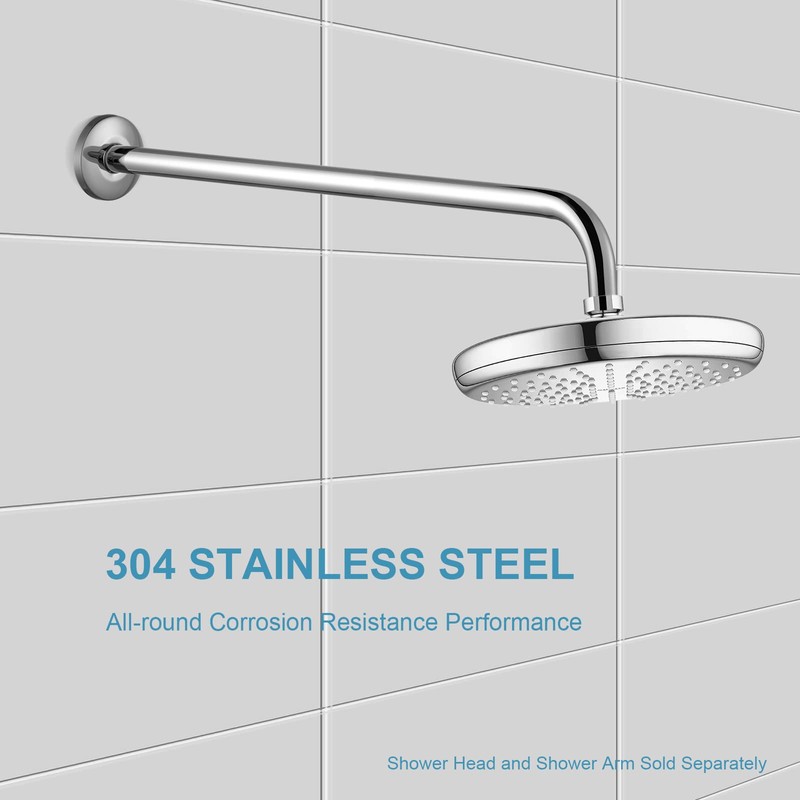 OFFO Shower Arm with Flange, 24 Inches Wall Mount Replacement