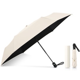 Ultra Lightweight Parasol, Supervised by an Active Dermatologist & JIS Certified, 100% UV Protection, Completely Light Blocking, Ultra Lightweight, One-Touch Automatic Opening/Closing, Heat Shield