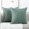 Jepeak 18x18 Inch Decorative Throw Pillow Covers Pack of 2