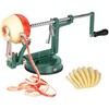 Pelador de Manzana, Máquina Rebanador de Patatas Manual Multifunción Verde