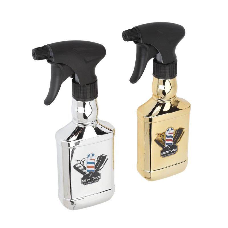 2pcs Empty Spray Bottles 500ml Adjustable Spray Fine Mist Hair