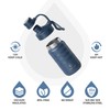 IDEUS Insulated Stainless Steel Water Bottle with 2 Leak-Proof Lids,