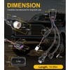 810003 Headlight Conversion Wiring Adapter Harness Assembly Kit for Ram