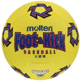 Molten FB201YHR Foot & Kick Baseball Certified No. 2 Ball YEL (Yellow)