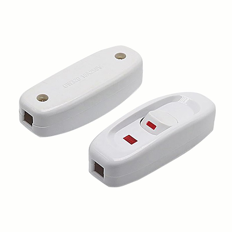 BuxiuGK 2 Pcs Inline Light Switch,AC 250V 10A Low Profile