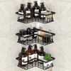 LOOBOV Shower Caddy Corner, 3-Pack Rustproof Shower Shelves, Bathroom Caddy
