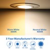 LED Recessed Spotlights, Swivelling LED Spotlights, 230 V, Dimmable, 5