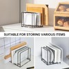 QSYZanZan Cutting Board Holder Stand(1-Pack),Cabinet cutting board organizer,Kitchen Cabinet Organizer