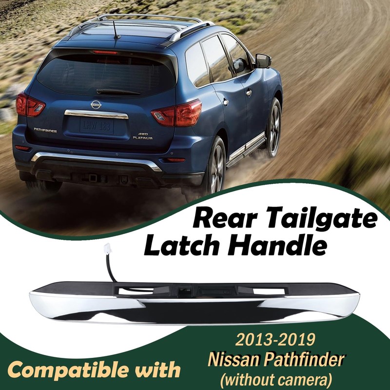 Upgrade 90810-9PG2D Rear Tailgate Chrome Handle Garnish Finisher Molding with