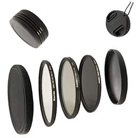 Digital Slim Filter Complete Set Pro for 49 mm Lenses - Slim UV MC Pro II - Slim Circular Polarising Filter - Slim ND64 Neutral Density Filter + Bonus