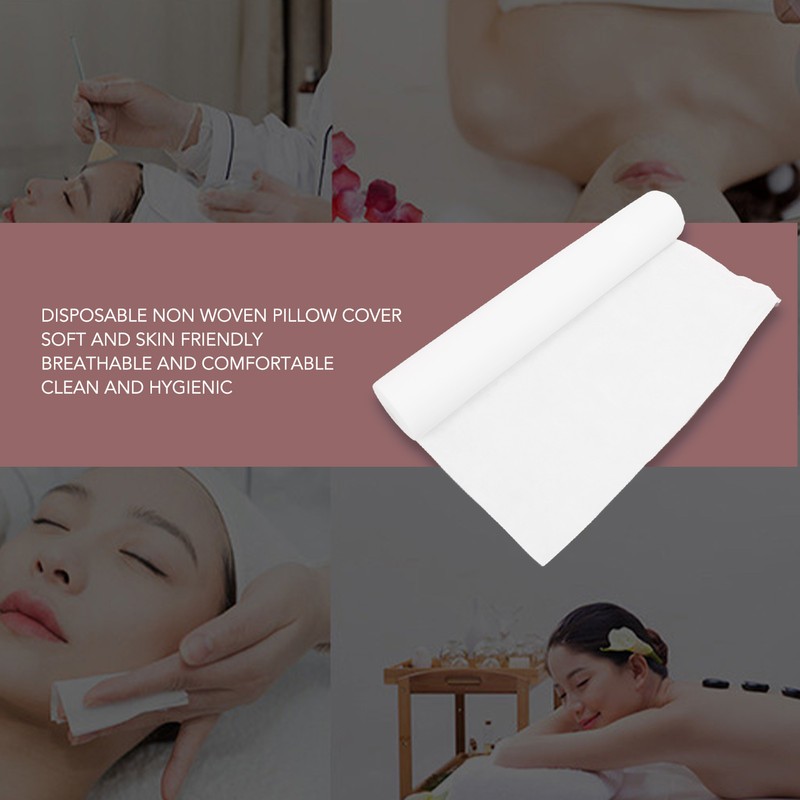 1 Roll Disposable Massage Face Pillow Cover Beauty Salon Massage