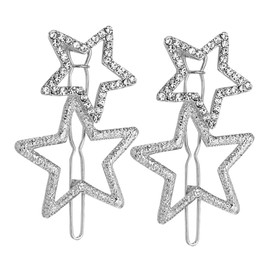 Ipetboom 2pcs Hair Accessories Clip Shield Camera Diamond-inlaid Hair Accessories Decorative Accessories Plug Cap Lid Sunglasses Glasses Et Glasses Cover Pot Lid Zinc Alloy Silver