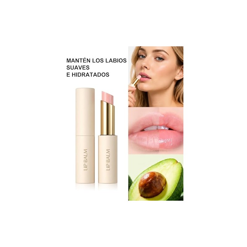 Erinde Bálsamo Labial PH que Cambia de Color, Brillo Labial