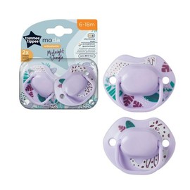 Tommee Tippee Moda Soother (6-18M) Midnight Jungle 2pcs