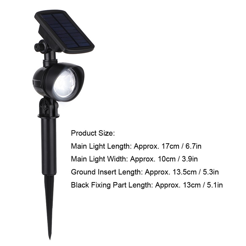 Solar Powered Pathway LED Lights Outdoor Garden Lawn Decoration Landscape