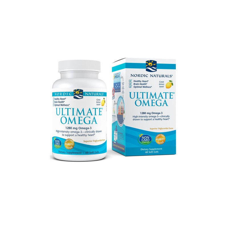 Nordic Naturals Ultimate Omega Lemon 60caps Fish Oils