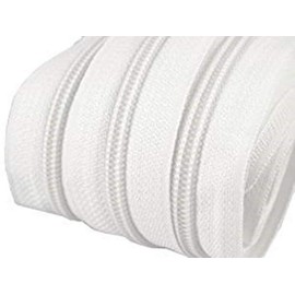 EU Continuous Zip / 10 m 3 mm / 30 101 Spiral Zip White