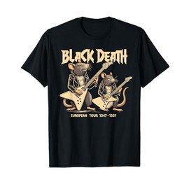 Black Death European Tour, Ren Faire Medieval History Goth T-Shirt