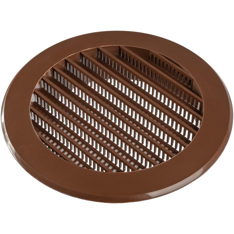 Vent Systems 4'' Inch Brown Soffit Vent Cover - Round
