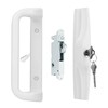 House Guard House Guard White Patio Door Handle Set with
