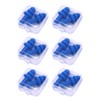 EYAKEG Swimming Earplugs, 6 Pair - Comfortable, Waterproof, Reusable Silicone