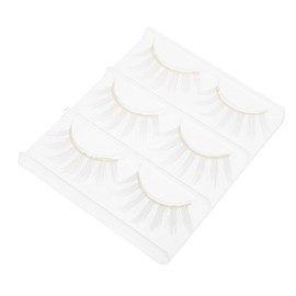 Healeved Pcs Cosplay False Eyelashes Long Thick Lashes for Wedding Makeup Dense Makeup Eyelashes Natural Look Lightweight for Daily Use