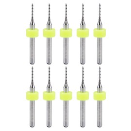 uxcell PCB Drill Bits 1mm Tungsten Carbide Rotary Tool Jewelry CNC Engraving Print Circuit Board Micro Drill Bits 1/8 Inch Shank 10 Pcs