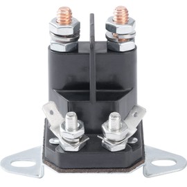 Saiyugty 117-1197 784-1221-210 Starter Solenoid Compatible for Exmark Lawn Boy Toro Z Mower 1-513075 104-3189 117-1197 212655 28-4210 47-1910, 12V 4 Terminal DC Lawn Mower Solenoid