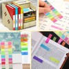 Huotflame Transparente Haftnotizen Index Tabs – 10 Farben PET Klebezettel