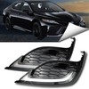 BINQIGOO LED Front Bumper Fog Light Switchback White Daytime Running