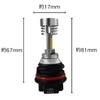 ziyue PH11 Headlight LED Motorcycle Bulb, Pack of 2, High