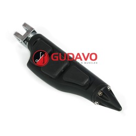 Motorcycle Chrome Aluminum Foot Pegs Front Foot Pedal With Mounts Compatible with HONDA FURY/VT 1300 CX 2009-2021 (GTW Matte balck)