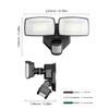 Onforu 32W 2 Head Motion Sensor Outdoor Lights, 3200LM 6500K