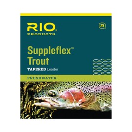 RIO Products Leaders Suppleflex Tapered Leader 7.5' 4X, Clear