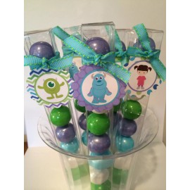 Party Monsters Inc - Birthday Party Favor- Gumball Candy