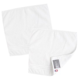 Imabari Towel, Hotel's Hanky Towel, 2 Pieces, Off White, Made in Japan