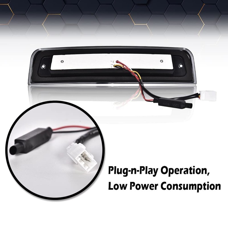 PIT66 LED Bar 3rd Brake Light Compatible with Dodge Ram