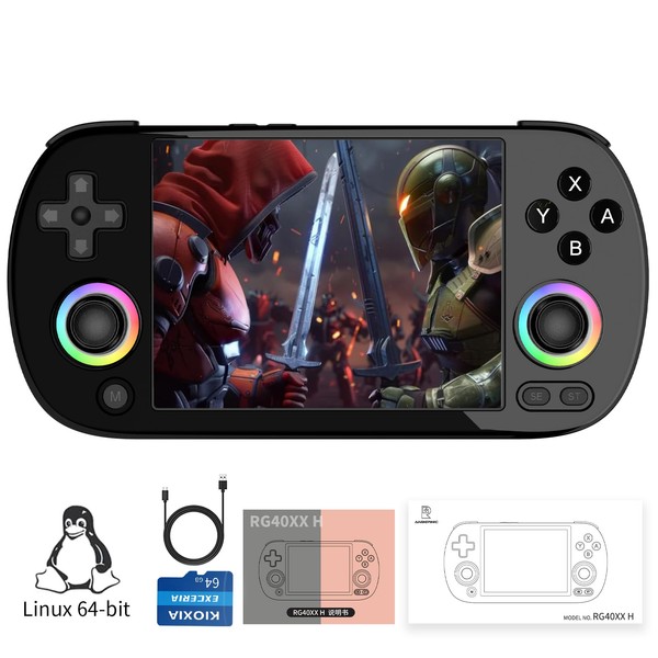 RG40XX H Retro Handheld Game Consoles RG40XXH Retro Gaming Console