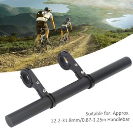 30cm Bike Handlebar Extension, Bicycle Handlebar Extender Light Lamp, Bike Headlight Mounting Bracket Handlebar Support Bar