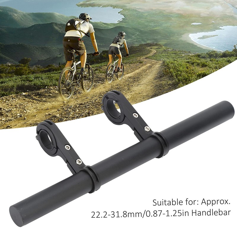 30cm Bike Handlebar Extension, Bicycle Handlebar Extender Light Lamp, Bike