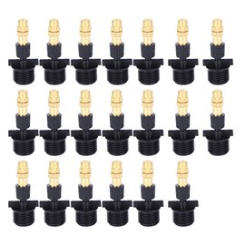 20Pcs G1/2 Copper Atomizing Nozzle Adjustable Micro Nozzle Single Outlet DN15