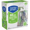 Berkley Jensen Heavy Duty Clear Drum Liners Bags 55 Gallon