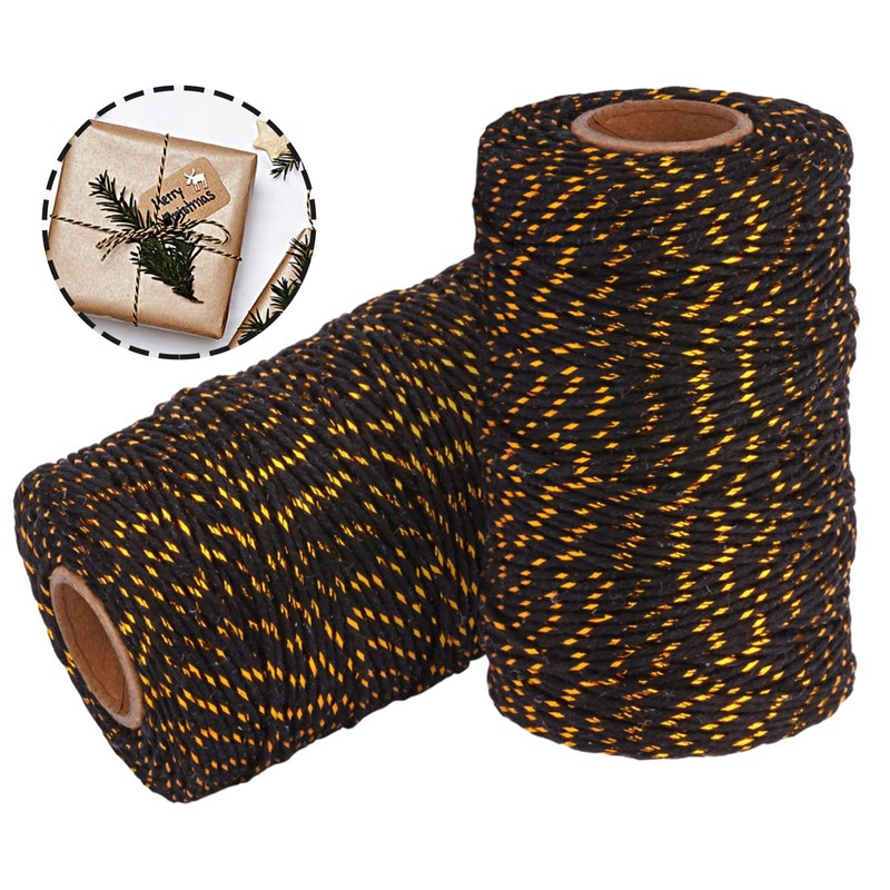 YZSFIRM Cotton Twine String Bakers Rope: 2 Roll Twines for