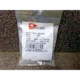 RECOIL 100 Recoil 14606D Tanged Screw-Locking Coil Threaded Insert, #10-32 UNF,(DC)