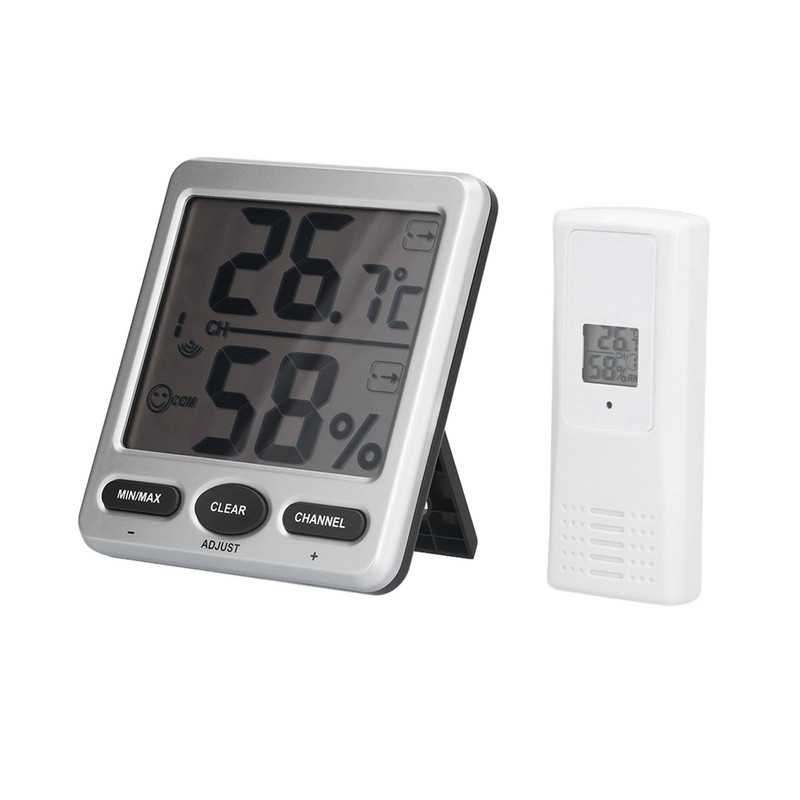 Wireless Thermometer Hygrometer Digital Temperature Humidity Monitor for Indoor Outdoor