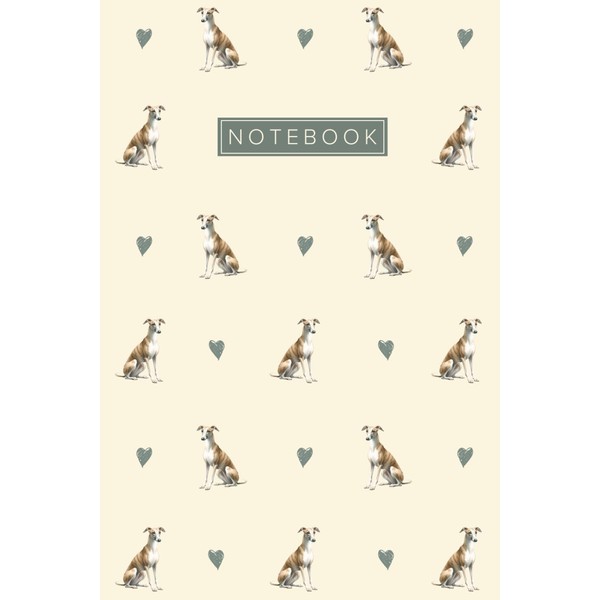 Whippet Notebook: Cute Aesthetic Lined Journal for Whippet Dog Lovers