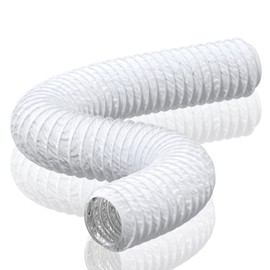 HG Power Flexible Ventilation Hose 100 mm PET PVC Ventilation Hose with Aluminum Insulation in Professional-Quality Sound-Damped Heat Insulation Ventilation Hose for Air Conditioning Tube Fan 5 m Long