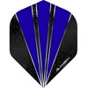 Mission Flare Dart-Flights, 100 Mikrometer, Standard (dunkelblau, 10 Sets (30))