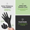 Black Nitrile Disposable Gloves 6 Mil. Extra Strength Latex &